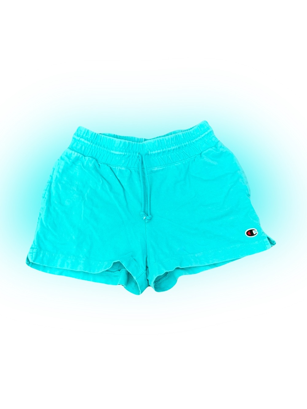 NWOT CHAMPION TEAL HIGH-RISE LOUNGE SHORTS // SIZE SMALL🩵
